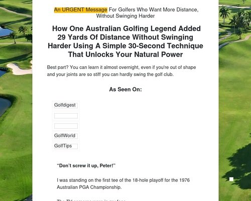 The Croker Golf System Masterclass